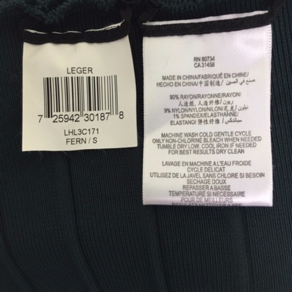 * BCBG MaxAzria // Green Leger Bandage Pencil Skirt - Picture 7 of 7